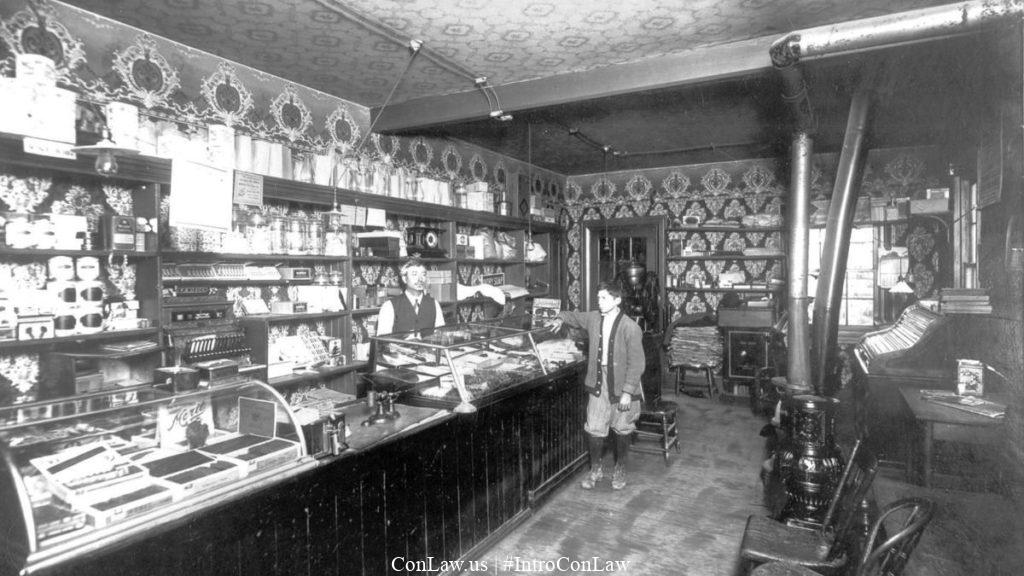 Small mom-and-pop stores that did not incur delivery costs could undercut the costs charged by milk delivery firms.