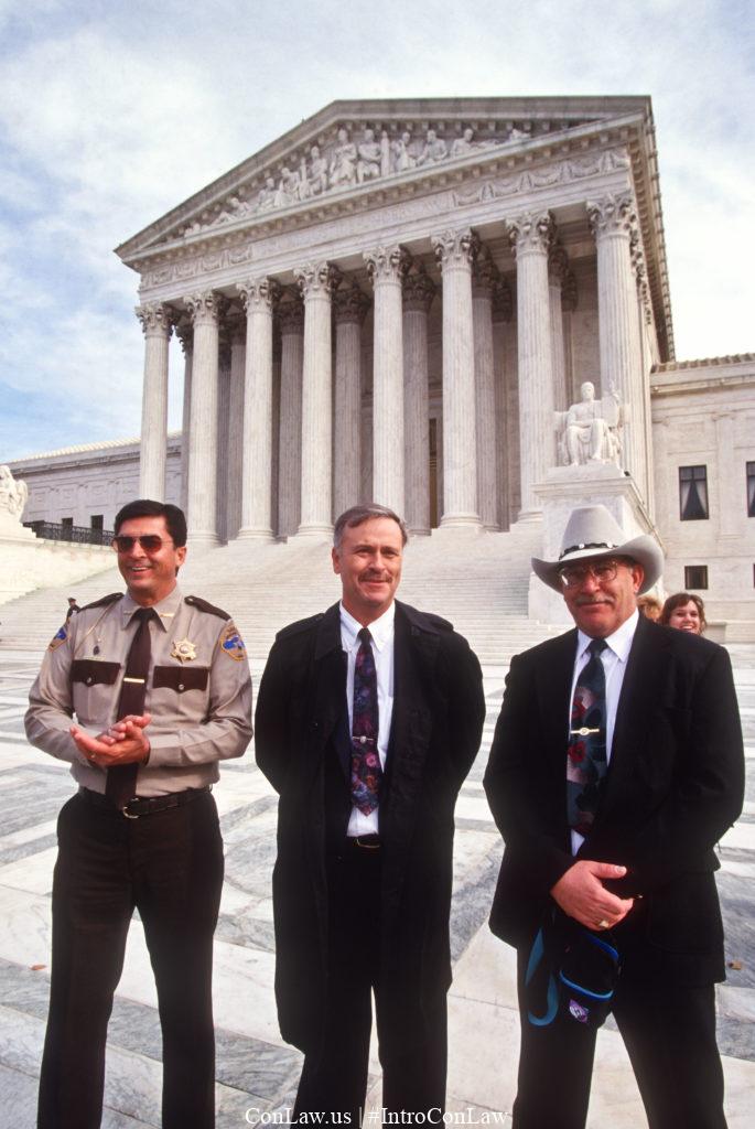 Sheriffs Jay Printz (right) and Richard Mack (left)